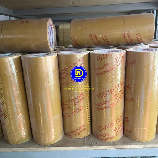 Băng keo đục 5P ( Băng keo vàng)