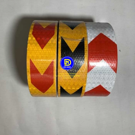 Băng keo phản quang 5cm (Cảnh báo)