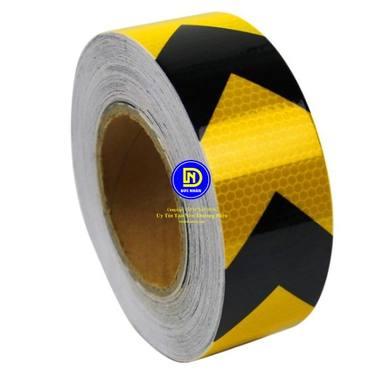 Băng keo phản quang 5cm (Cảnh báo)