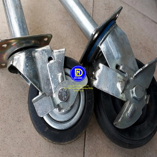 Bánh xe dàn giáo D200 - Loại thường có khóa